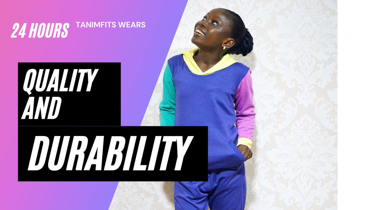 Tanimfits don't joke when it comes to giving the best... Quality+Afordability+Durabilty+, place your orders now!