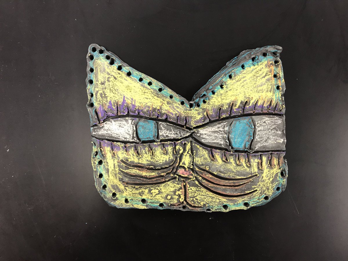 MisterEckArt's tweet photo. My 2nd graders continue to WOW me with their Klee Cats! #elementaryart #artteacher #clayproject #paulklee https://t.co/K3QbhGwdUU