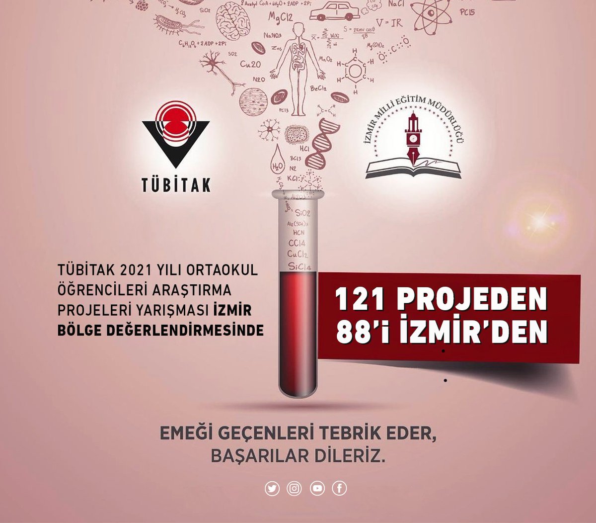 İZMİR MEM TUBİTAK 2021 YILI ORTAOKUL ÖĞRENCİLERİ ARAŞTIRMA PROJE YARIŞMALARINDA BÜYÜK BAŞARIYA İMZA ATTI. EMEGİ GEÇENLERİ TEBRİK EDİYORUZ.

<a href="/ziyaselcuk/">Ziya Selçuk</a> <a href="/tcmeb/">Millî Eğitim Bakanlığı</a> <a href="/yskosger/">Yavuz Selim KÖŞGER</a> <a href="/yahsiomer/">Dr. Ömer YAHŞİ</a> 

#İzmirMemArgeDeğerKatar