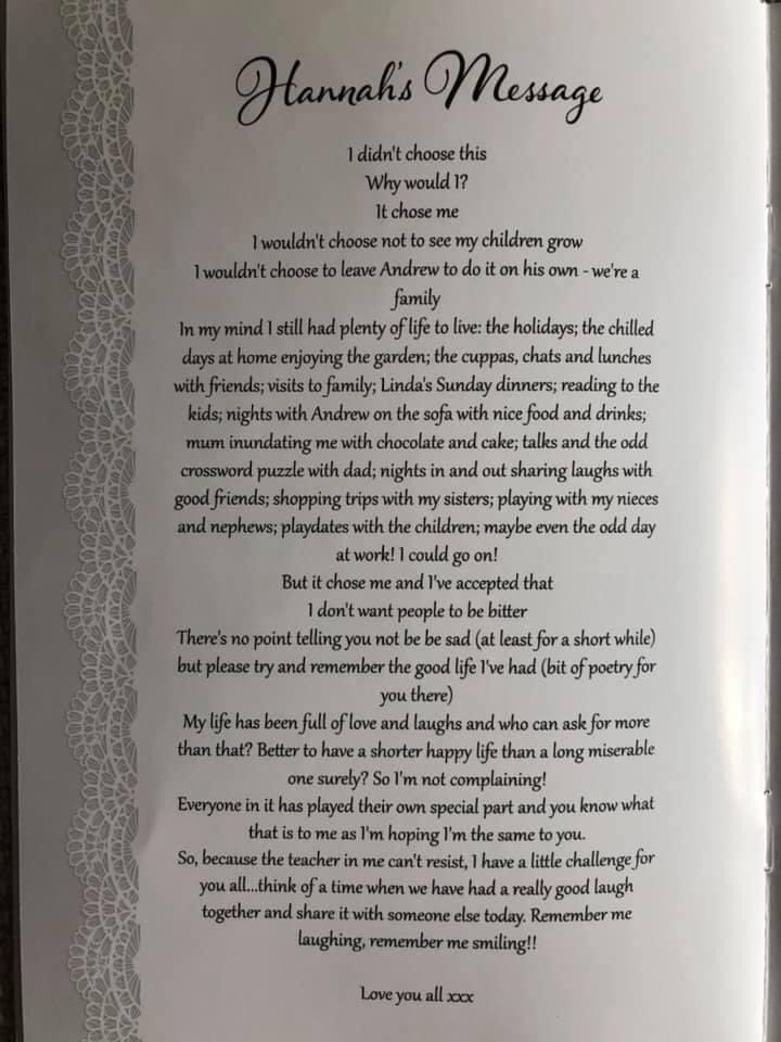 jjameswalk's tweet photo. Said goodbye to our 41 yr old neighbour today, she died leaving a 7 week old baby and an 18 month old toddler with her husband. #CancerGoToHell Family & friends raised over Β£33,000 in her memory. What a difference it will make to so many families β€οΈ
https://t.co/Q2bpygojBE https://t.co/6HWw6fGpoE