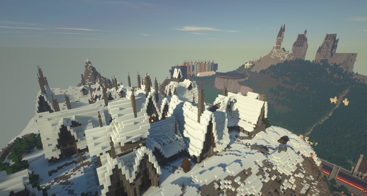 PlayersBuild's tweet photo. Die Welt von Harry Potter auf 1500 Plots, von unseren Content @AspectronHD /p v Feuerkelch 

#RetweeetPlease #RETWEEET #minecraft #Minecraftbuilds #gaming #gamingcommunity #HarryPotter #HogwartsMystery #SupportSmallStreamers #YouTube #youtubegaming #twitch #twitchstreamer https://t.co/36Upy8rAM3