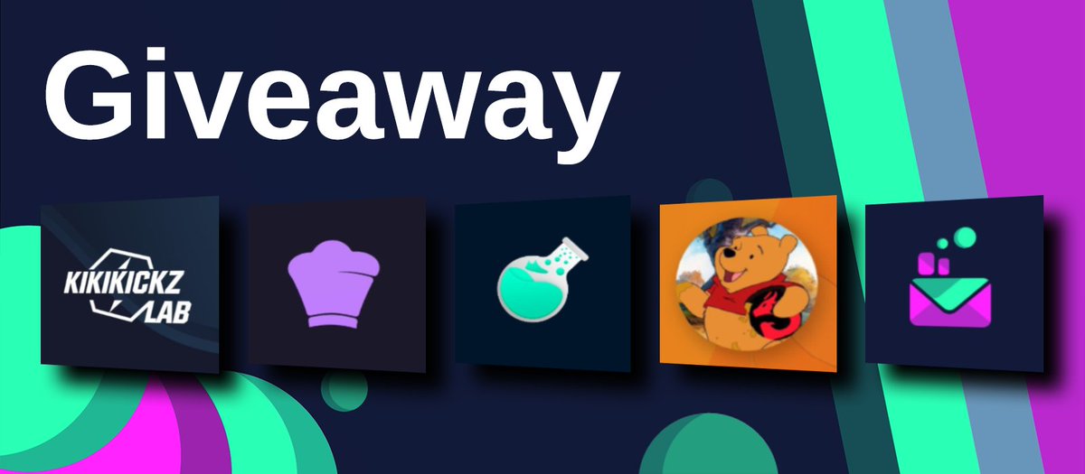 🏆 GIVEAWAY 🏆

1x beta copy @Alchemyscripts 
1x beta copy @gadengens 
1x free month @flipswinnie
1x free month <a href="/onecooklabcg/">One CookLab - Resell infos</a> 
1x free month <a href="/kikikickz_lab/">Le Lab</a> 

Retweet 🔁
Tag a friend 👥
Follow all the accounts ✅

End in 48h ! Good luck 🤞