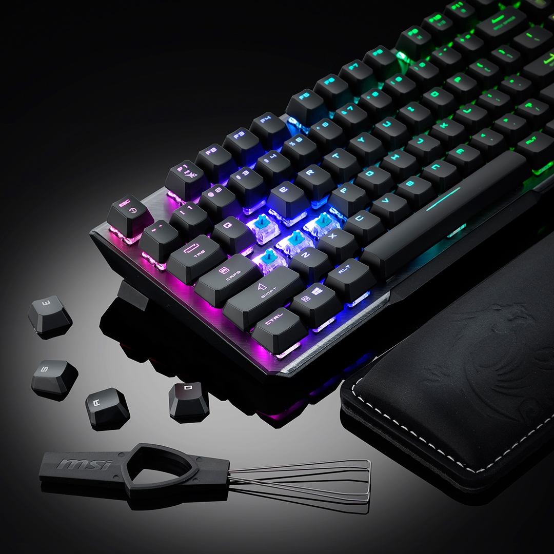 msiUSA's tweet photo. When the VIGOR GK50 ELITE keyboard meets the VIGOR WR01 wrist rest, you'll understand the true meaning of "Ergonomic Design." It's almost as if they were named to match perfectly for each other. 🔥🔥

#Keyboard #GK50Elite #KailhBlue #WristRest #WR01 https://t.co/tvyX7bc3rD