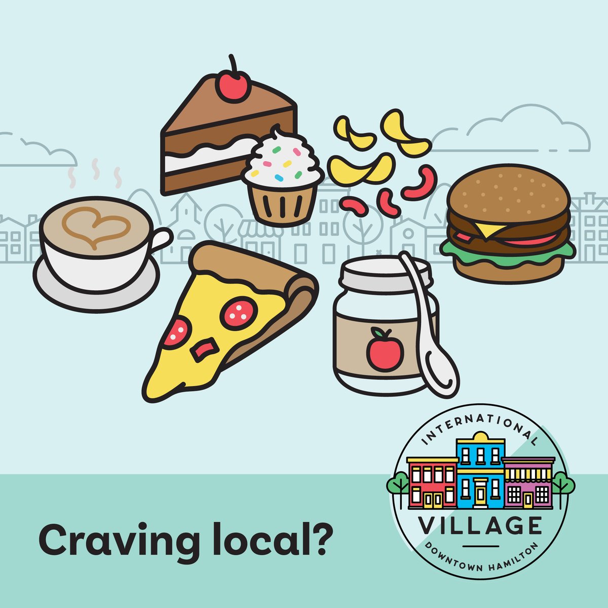 HamIntlVillage's tweet photo. Arrive hungry. Leave wanting seconds.

When it comes to food, #TheVillage has you covered. With so many diverse options within steps of each other, you might just come home with a little bit of everything. Not that that’s ever a bad thing! 😉

#SpendItHere 
#HamOnt https://t.co/DzC2mAaaCQ