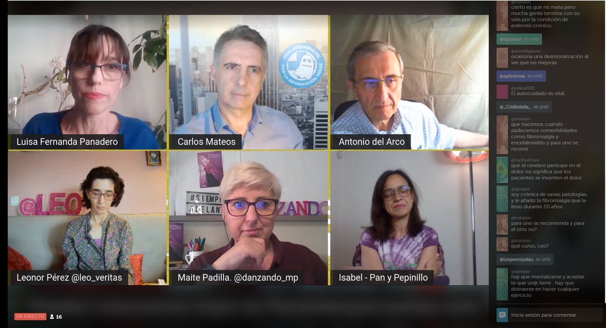 Estamos debatiendo sobre bulos en #fibromialgia junto a <a href="/Sedolor/">Sociedad Española del Dolor</a>, @AFIBROMafibrom, <a href="/danzando_mp/">Maite #FIBROMIALGIA #DOLORCRÓNICO #SiempreAdelante</a> <a href="/leo_veritas/">𝘓𝘦𝘰𝘯𝘰𝘳 #dolorcronico, #apoyomutuo 📚🫂</a> y <a href="/PanyPepinillo/">PanyPepinillo</a> en #EntrePacientes, con la realización de <a href="/etornosinza/">Eduardo Tornos</a> y <a href="/Alicia82mad/">Alicia Negrón</a> #SaludsinBulos #fakenews