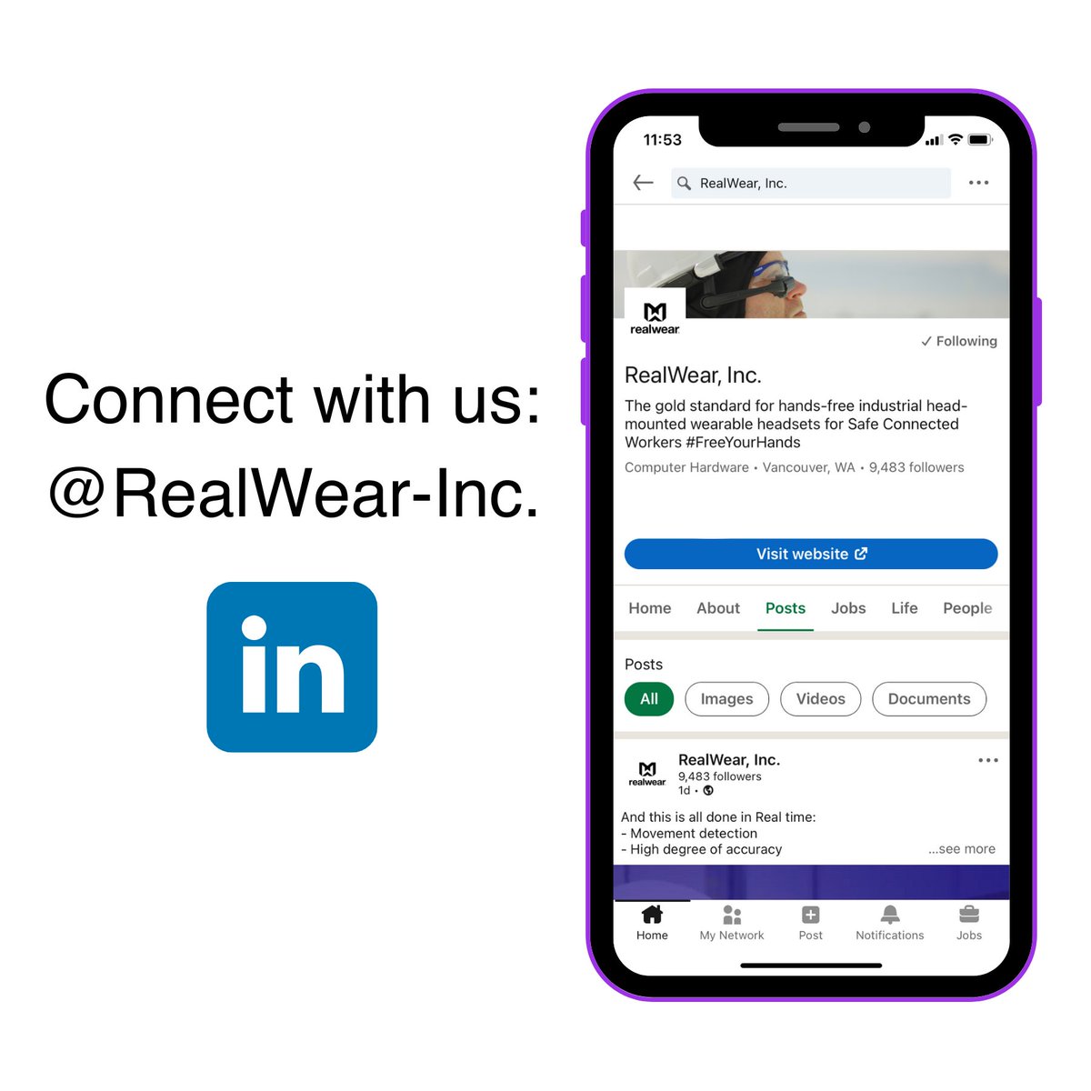 Have you connected with us on LinkedIn?
Join the conversation >> bit.ly/3sfT3Mu.

#FutureOfWork2021 #IIOT #EnterpriseAR #Industry4