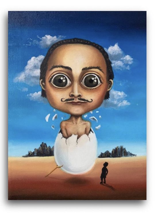 elnino_terrible's tweet photo. ¿Qué fue primero, #Dalí o el huevo?
🎂🎂🎂🎂🎂🎂🎂🎂🎂🎂🎂
2020 óleo sobre tela 28x35cm
#obradisponible
#salvadordali #dalitattoo #dalimuseum #salvadordali #dalispain #spain #espana #huevo #dalipainting #painitng #paintings #artista #pintorespañol #salvador #figueraz https://t.co/T4hcSpvxWN