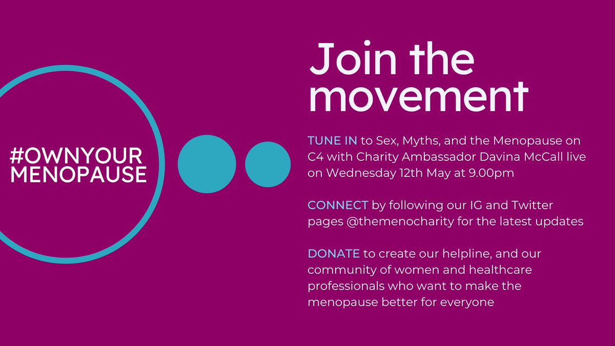 Always wanted to know more about the menopause? We’re here to overcome ignorance and improve access to menopause treatment for every woman. 
 
Because it's about time that we empower every woman to #OwnYourMenopause.

Follow us to join the movement.