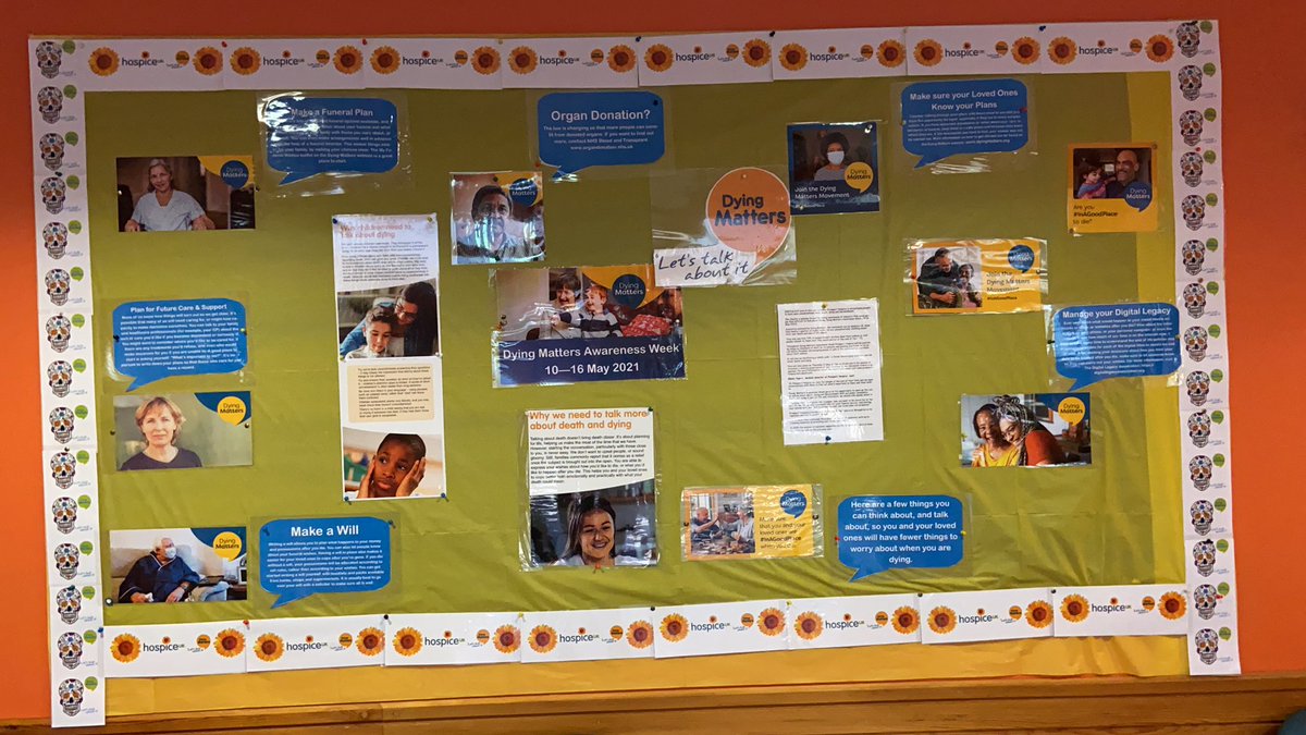 What an amazing display for <a href="/DyingMatters/">Dying Matters</a> in the <a href="/NewtonPlaceNHS/">Newton Place Surgery</a> waiting area. Thank you <a href="/sonagupta/">Sona Gupta</a> and the team for organising this and <a href="/RakeshKoria/">Rakesh Koria</a> <a href="/PilgrimsHospice/">Pilgrims Hospices</a> <a href="/NHSKentCHFT/">Kent Community Health NHS Foundation Trust</a> and all our community teams for all you do to support the care of these most vulnerable patients
