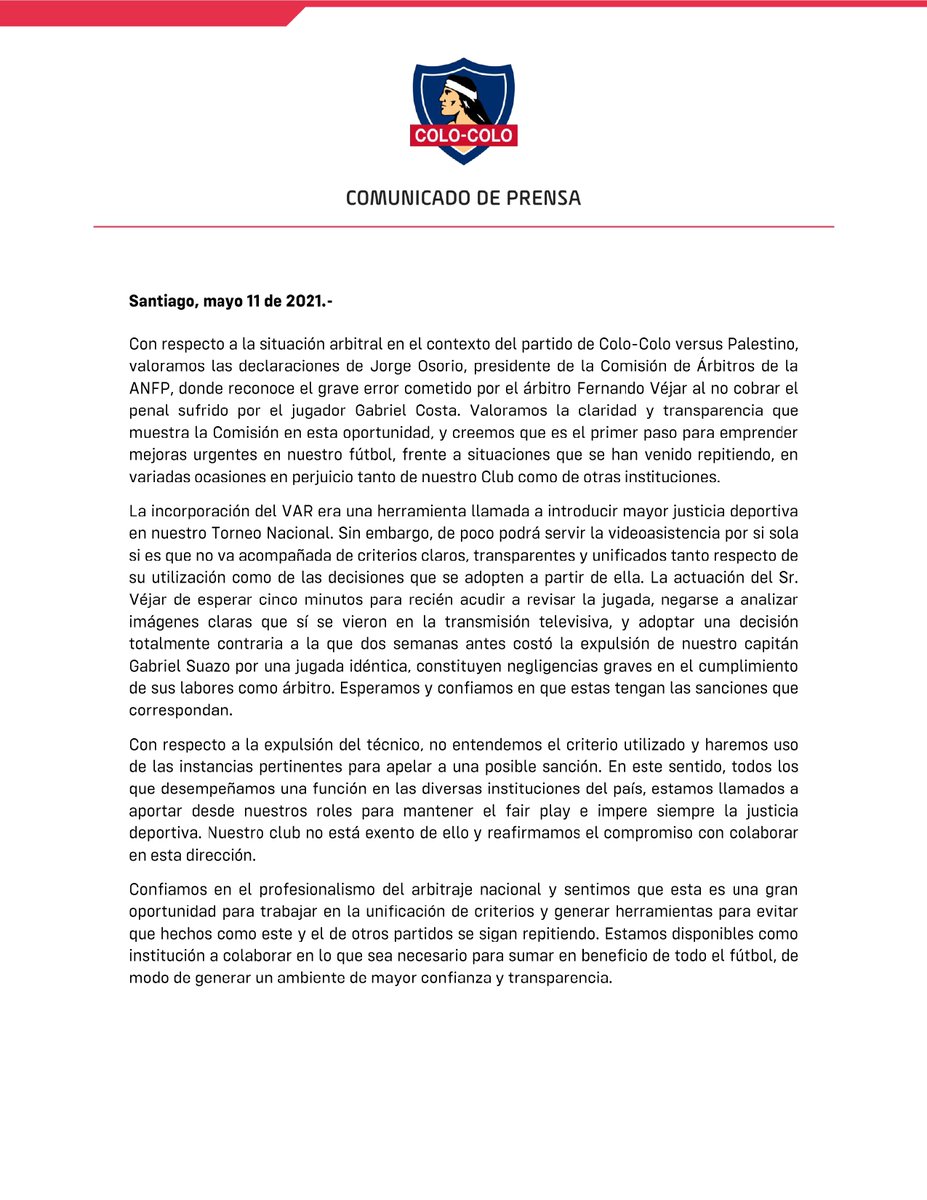 ColoColo's tweet photo. 🚨 𝐂𝐨𝐦𝐮𝐧𝐢𝐜𝐚𝐝𝐨 𝐎𝐟𝐢𝐜𝐢𝐚𝐥 https://t.co/cj4rf2bv6G