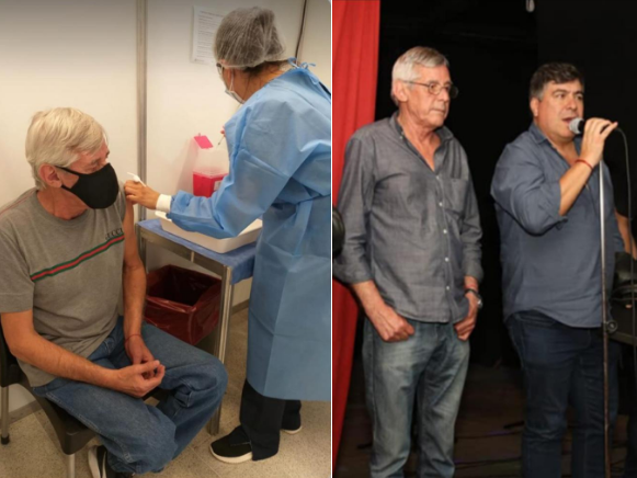 FELICITACIONES A <a href="/MuerzaRamon/">Ramon Muerza</a> por haber vacunado contra el Covid-19 a su tuitero principal. Por fin se te ve Flaco <a href="/aldecoto/">alberto aldeco</a>, por que estas bastante desaparecido de las sucursales <a href="/lpsargentina/">La Pelota Sindical</a>.