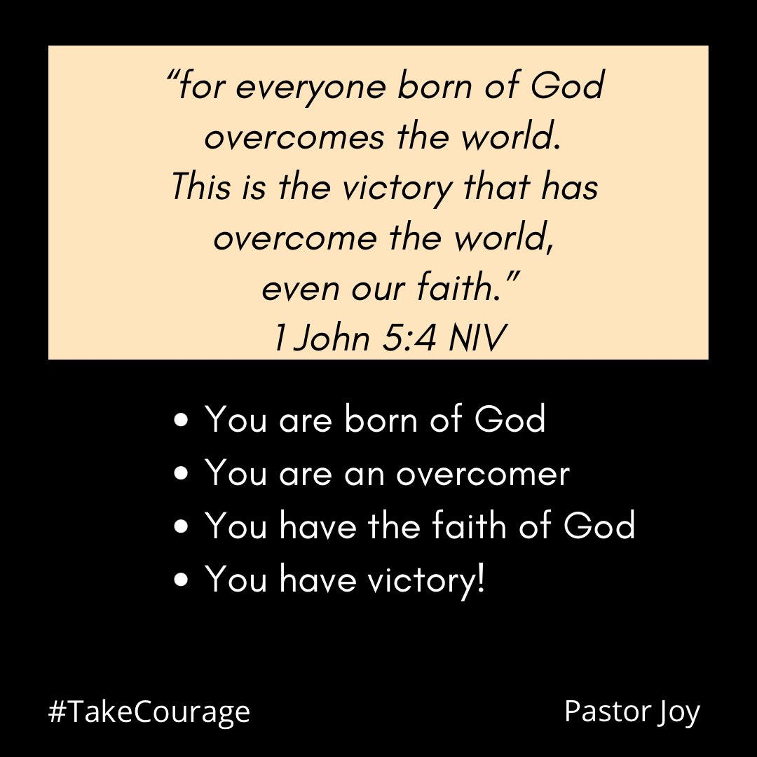 shruthijoy's tweet photo. You’re an overcomer and victory is yours! https://t.co/BtuzWHInPv