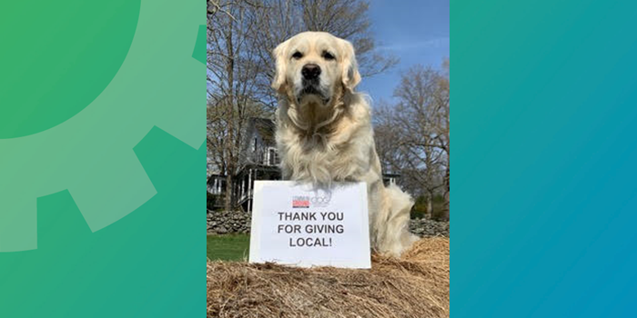 Thank you to @CCF1923 for another successful Give Local Campaign. Truman says thank you too. 😊 #givelocal