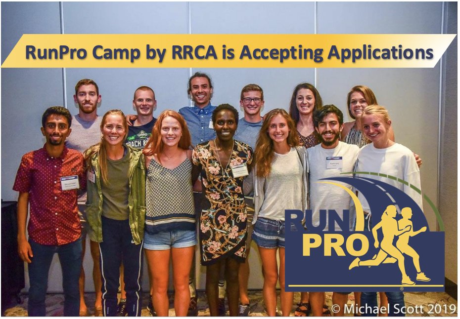 RunPro Camp, educating top young runners about how to stay in the sport and compete professionally, is back for 2021 (July 15-17 in Arlington, VA) and taking applications. Travel and lodging is covered for accepted athletes. rrca.org/news-articles/…