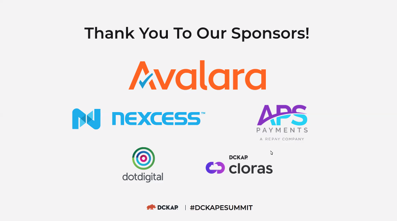 DCKAP's tweet photo. Thank you all for joining us! Here is a shoutout to all of our sponsors! The event isn't over yet!
Join in for the Post-Event Networking Session:
https://t.co/MBKPG5xzww
#DCKAPeSummit #B2B #DCKAP https://t.co/qz2OlwiKtF