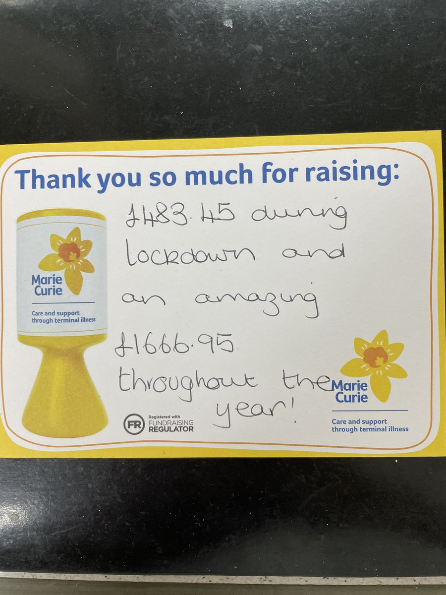 BarePostOffice's tweet photo. Look how much our amazing customers have raised for #MarieCurie. Thanks so much to all who donated. #ShopLocal https://t.co/uxjwthMcqE