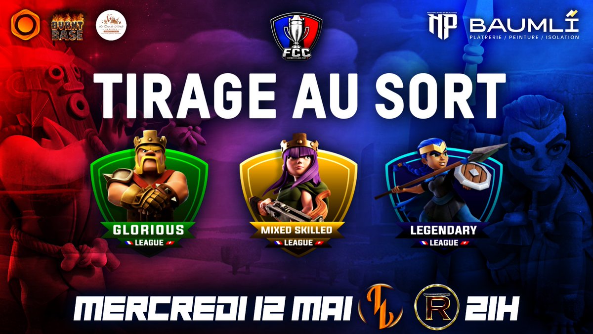 🇫🇷 Soyez présents demain soir à 21h00 pour le tirage au sort de la FCC saison 4 stream par <a href="/LEXoffi/">LEX</a> et <a href="/Raevo_tv/">Raevo</a> ! 🔥💪

🇬🇧 Don’t miss the draw of the FCC season 4 tomorrow night at 9:00 pm CEST, stream by <a href="/LEXoffi/">LEX</a> and <a href="/Raevo_tv/">Raevo</a> ! 🔥💪

🔴 youtu.be/r1SlkV_sY0A