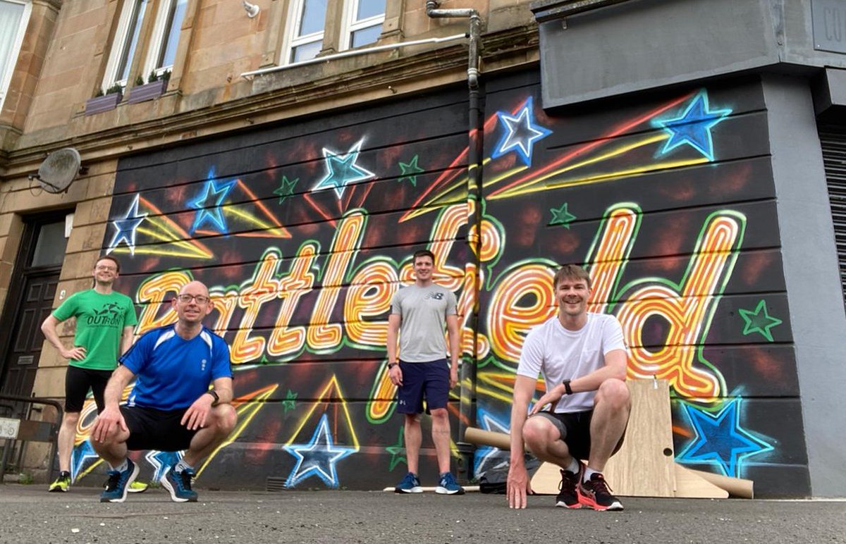 chr1stopherleo's tweet photo. A wee Tuesday night gig up the Battlefield Ballroom!
#SouthsideRunning #SouthsideMurals #Battlefield #GlasgowMurals #MidweekGig https://t.co/nj3lW01ZNA
