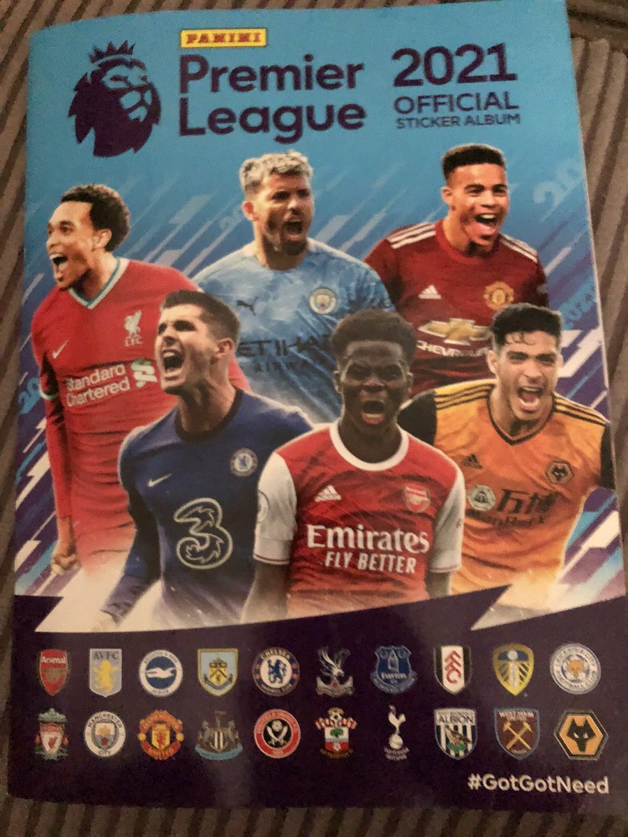 markrooney36's tweet photo. Anthony’s first @premierleague sticker book is finally full @OfficialPanini #GotGotNeed https://t.co/tWn7XdR0Ov