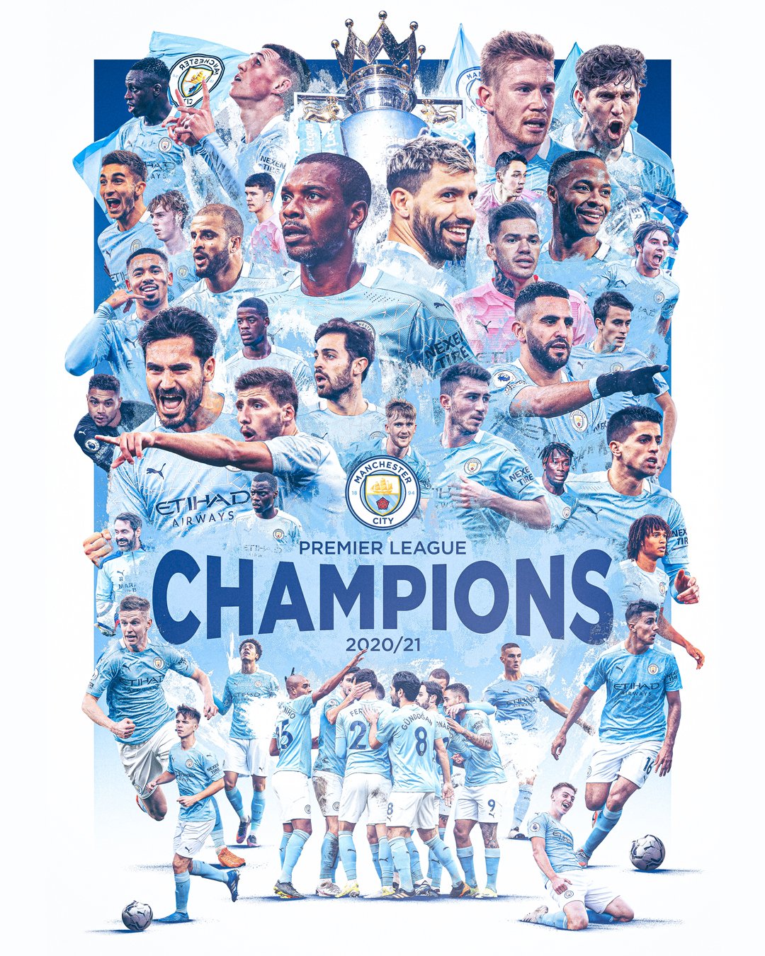 Manchester City on "𝘾𝙃𝘼𝙈𝙋𝙄𝙊𝙉𝙎 🏆 #ManCity | https://t.co/axa0klD5re / Twitter