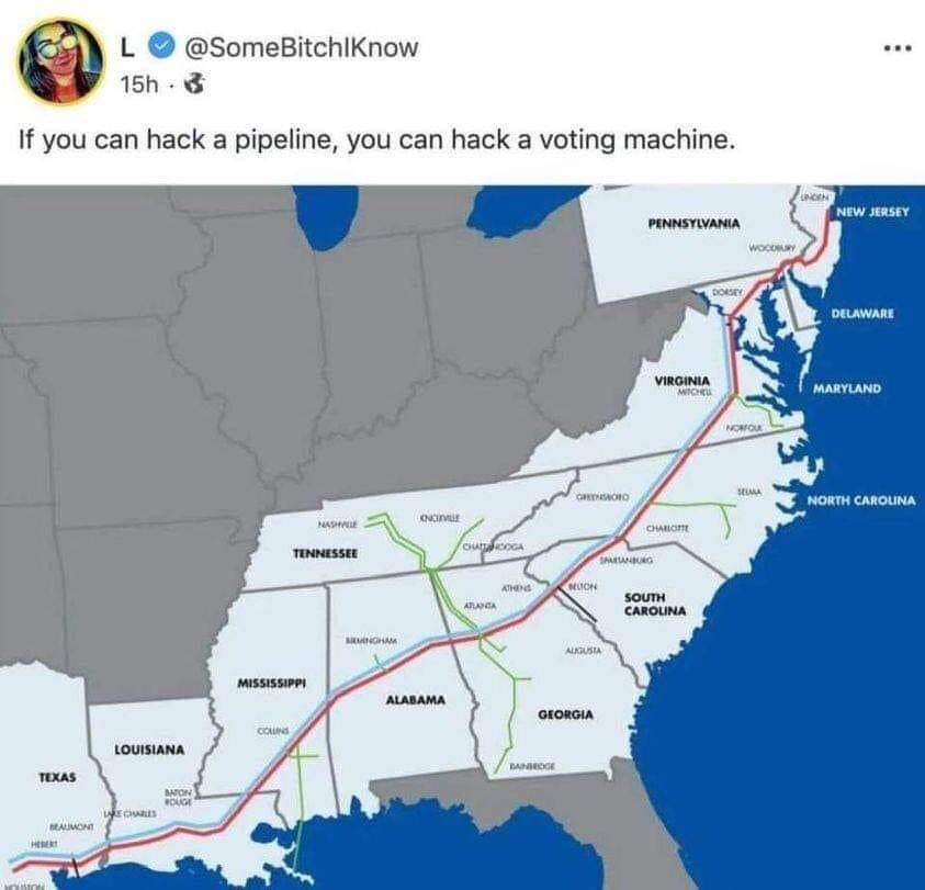 secretkiska's tweet image. #gasprices #gasshortage #pipelinecyberattack