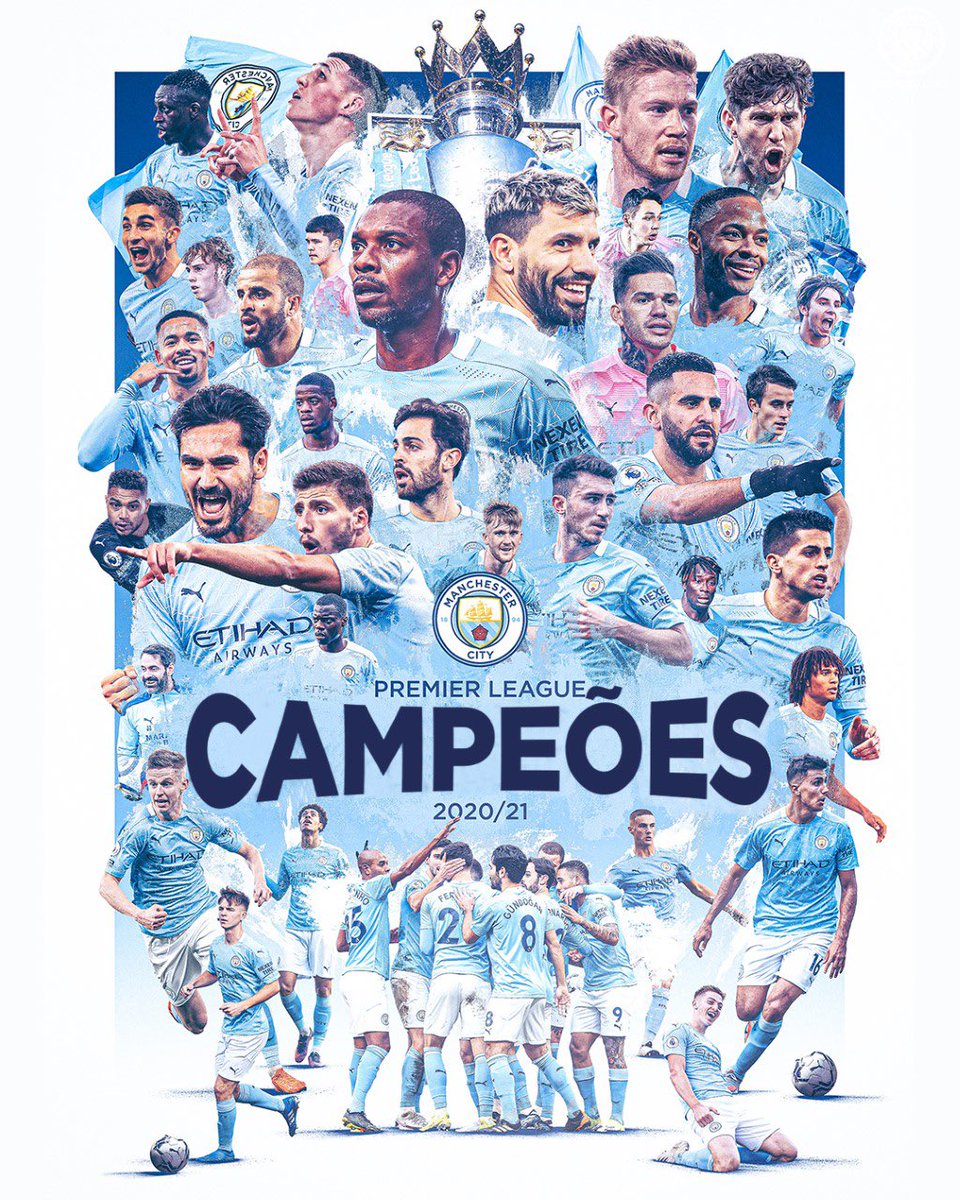 Man City é campeão da Premier League!