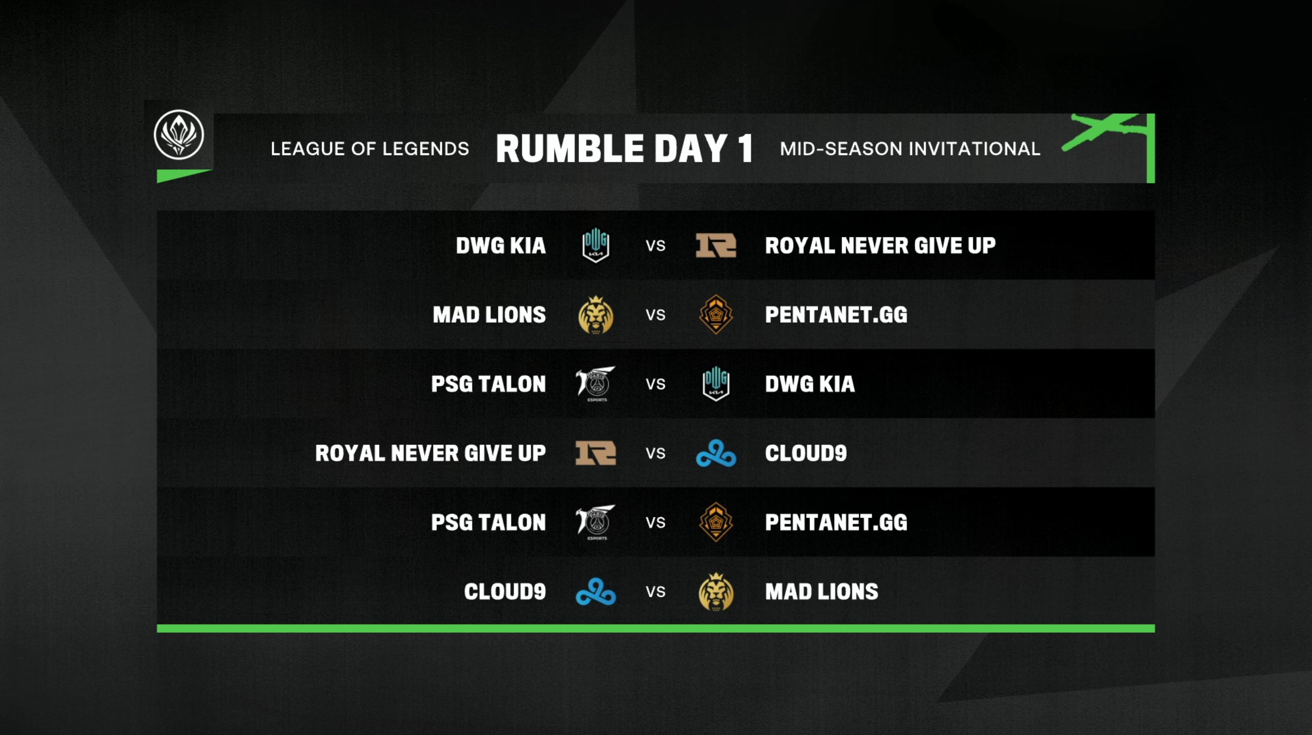 Schaber Besetzen Zwietracht lol esports schedule Unbezwingbar Überlastung verraten