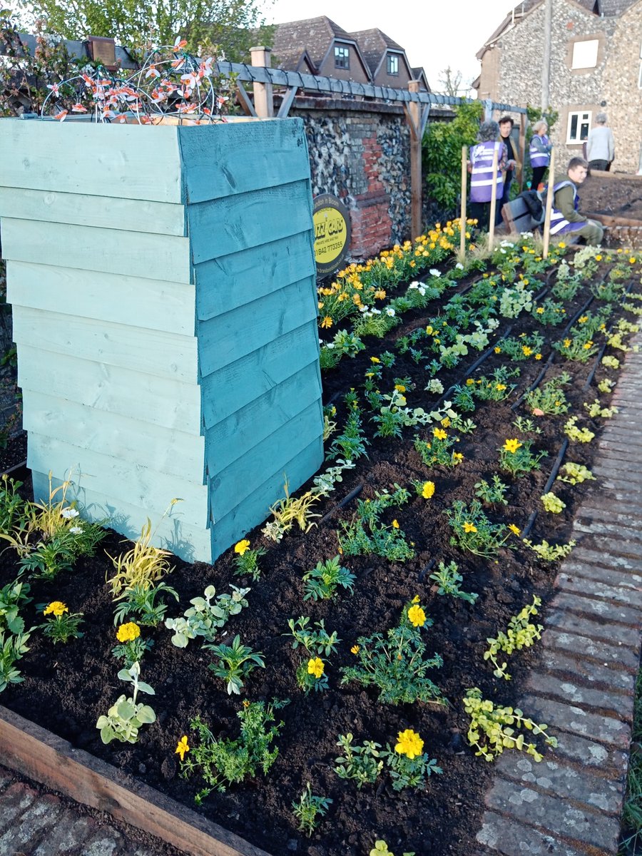 #hopeisgrowing
Even in the darkest of days there is always hope. 
#thewedge 1st planter for the summer completed.