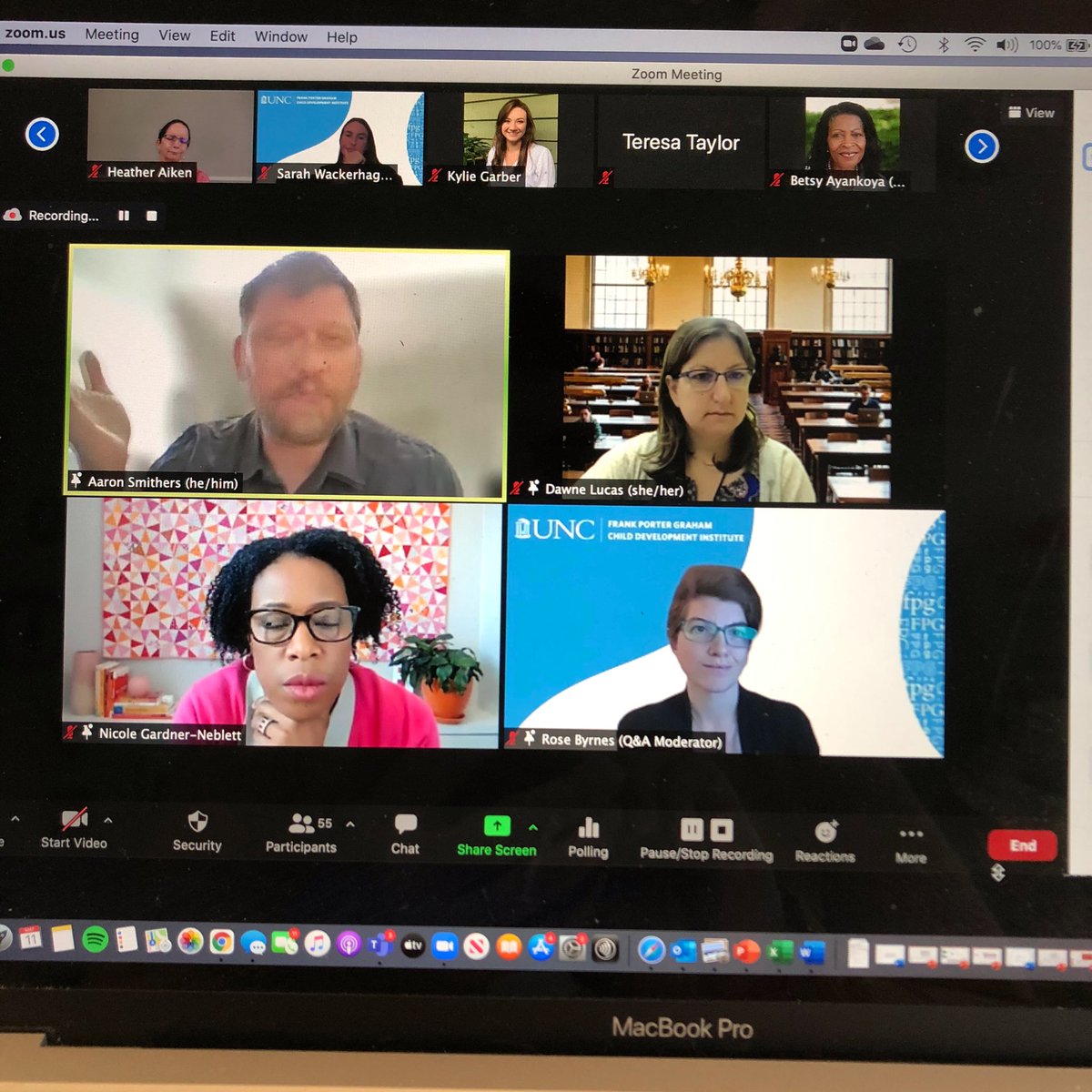 allisoncdemarco's tweet photo. Kicked off @FPGInstitute’s language summit with fascinating talks by @UMich Prof. Nicole Gardner-Neblett and @UNCLibrary librarians @dawne_lucas & @smithers_in_nc. #wordsmatter #languageispowerful https://t.co/nCuA0GZfbm