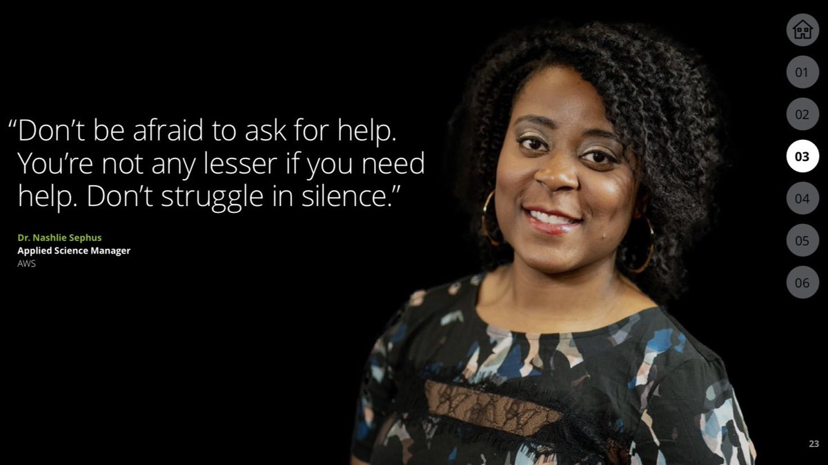 alliekmiller's tweet image. “Don’t be afraid to ask for help. You’re not any lesser if you need help. Don’t struggle in silence.”

- Dr. Nashlie Sephus @phenomenashlie, Deloitte Women in AI Report

Read the report here: www2.deloitte.com/us/en/pages/co…