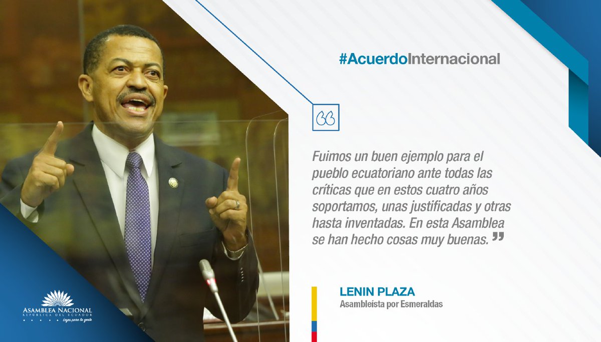 El legislador <a href="/LeninPlazaC/">Lenin Plaza</a> valora el trabajo de la Asamblea Nacional durante los cuatro años.