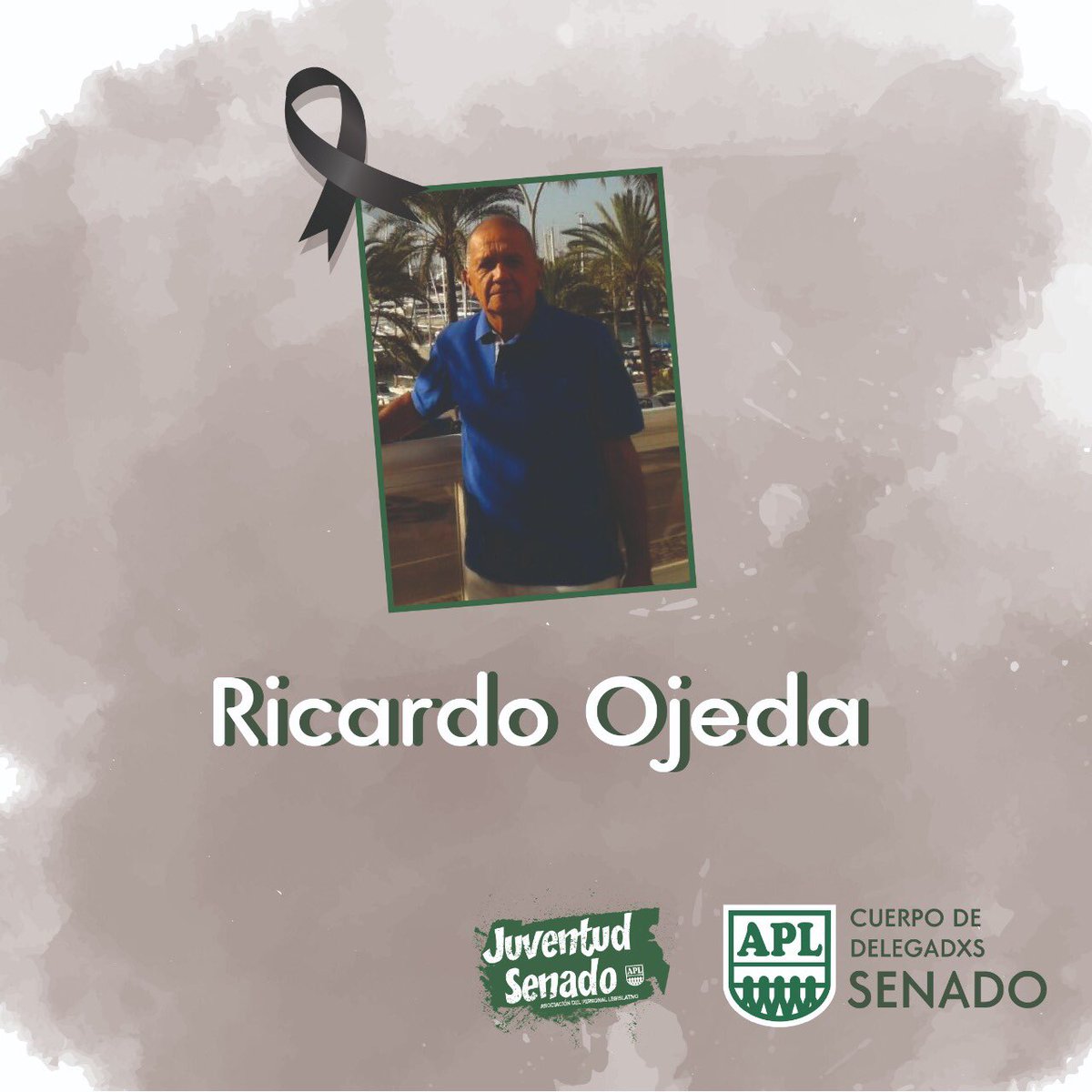 Hoy nos toca despedir a Ricardo Ojeda, compañero que supo ser, durante muchos años, secretario privado del senador Luís Agustín León. 
Desde el Cuerpo de Delegados y Delegadas y la juventud del Senado, queremos darle nuestro más sentido pésame a sus compañerxs y familiares