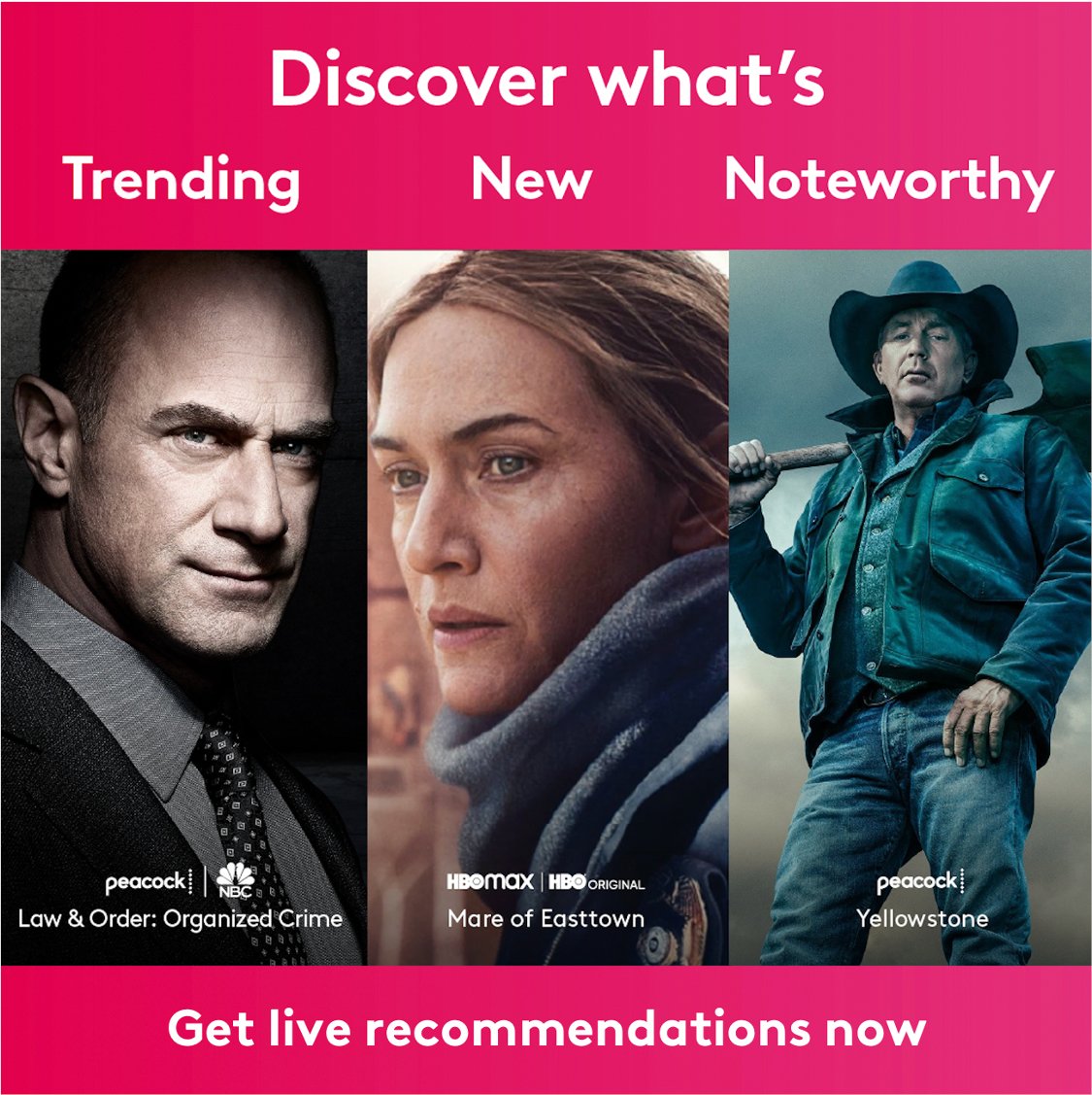 Xfinity's tweet photo. Need something new to watch tonight? We're here for you, live. That's right. Right now. In the mood for a comedy, drama or hidden gem? We got you. Simply use the hashtag #XfinityWhattoWatch to ask us for a personalized entertainment recommendation. https://t.co/4BIVg9wuzo
