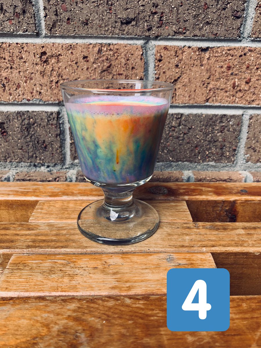 A well known adage among chefs is, “you eat with your eyes first.” My students became food stylists with their fruit smoothies today. Please pick your favorite.