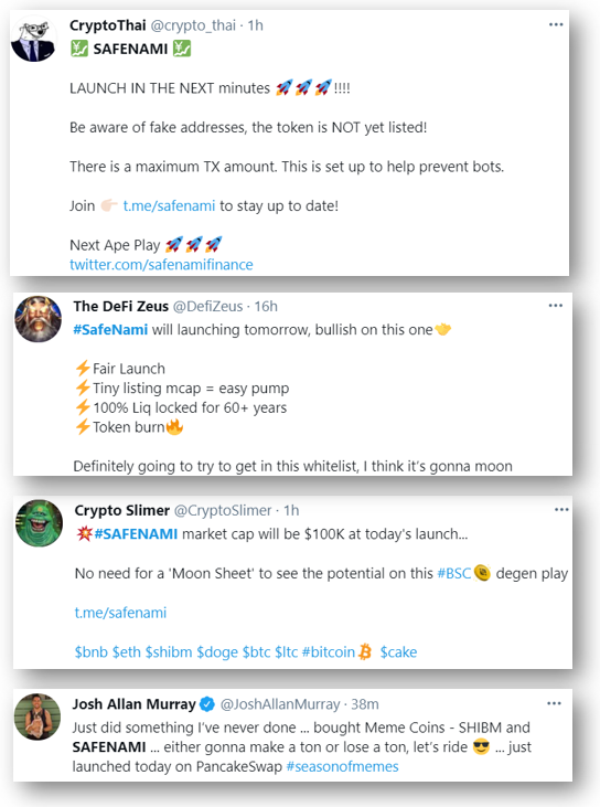 Cryptin_NSippin's tweet photo. You think this #SafeNami Gang isn't going to pump this bitch to the moon? HFSP.

💎Only 1 hr old
💎2,500+ Hodlers
💎100k Initial MC

@TheDefiApe 
@CryptoExpert101 
@admen_vc_2 
@DefiZeus 
@bitcoin_queen_ 

Buy: https://t.co/mMlQScdEVF

$ass $bishu $shib $doge #safemoon $ICP $pig https://t.co/GsUdoeSCt7