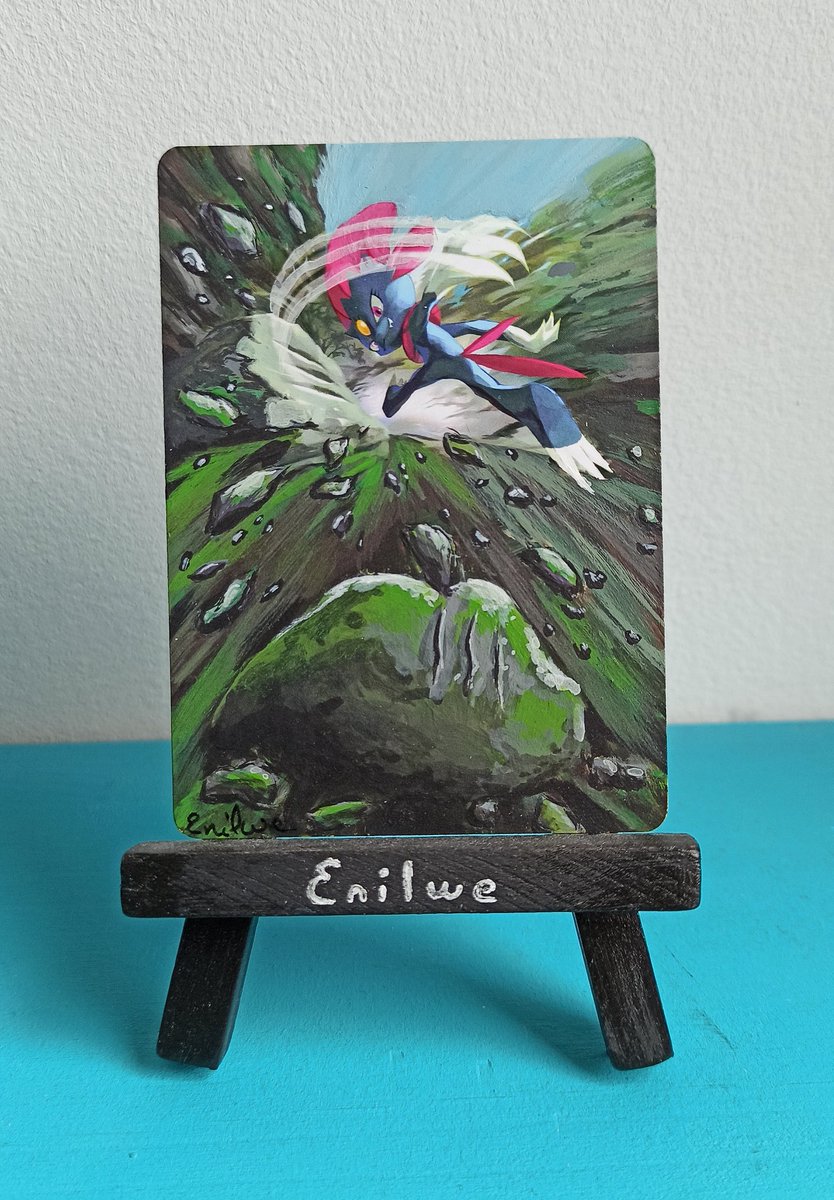 enilwe's tweet photo. Plop, nouvel arrivage dans la boutique! D'autres cartes encore à découvrir par ici 👇
https://t.co/FMv73kY0ZE
#pokemoncard #pokemon #pokemoncustom #etsyshop #customtcg #peinture #cardalter #cardalterist https://t.co/qkThnXJZAw