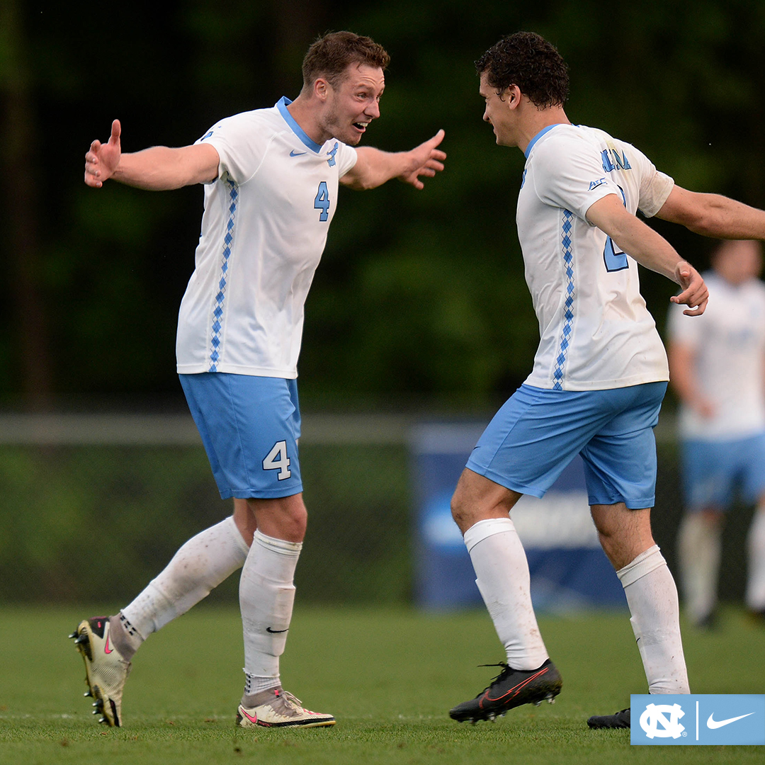 North Carolina is the 𝙤𝙣𝙡𝙮 school in the country with 𝗯𝗼𝘁𝗵 their men's and women's soccer teams in the College Cup 🐏⚽️🏆 @uncwomenssoccer 🤝 @UNCmenssoccer #GoHeels x #GDTBATH