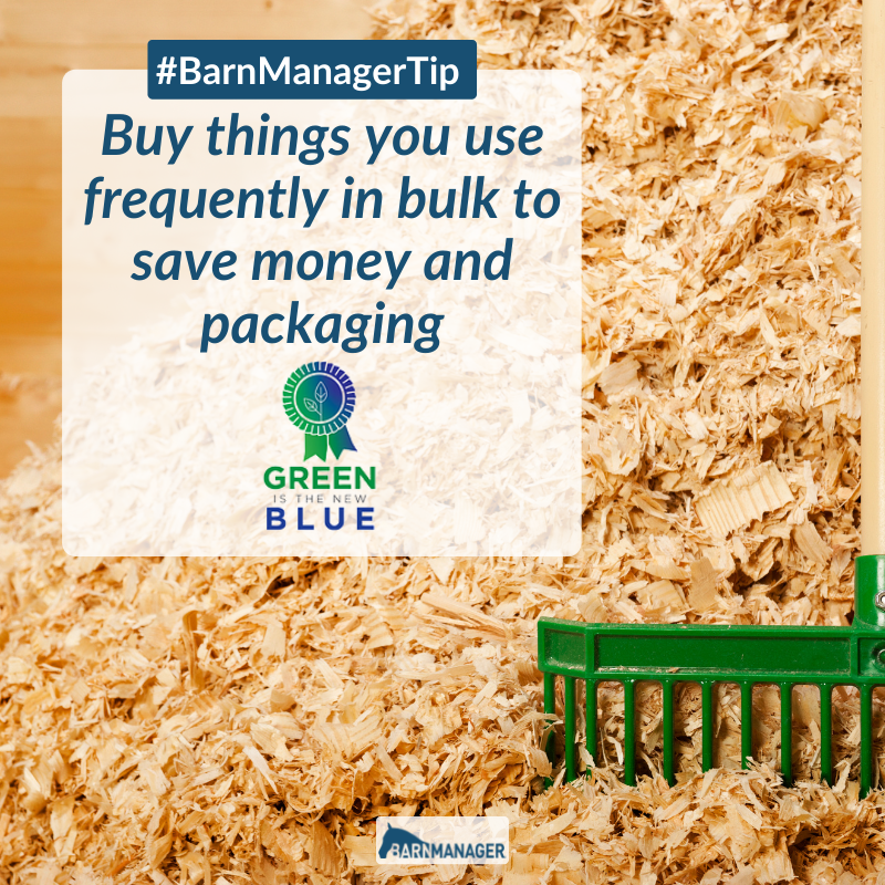 Check out today's tip from BarnManager partner Green Is the New Blue♻️⤵️ #TipTuesday