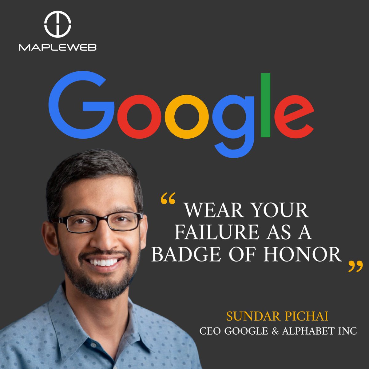 Mapleweb1's tweet image. Failure is not the opposite of success; it&apos;s part of success!!

#success #WorkHard #KeepGoing #Motivation