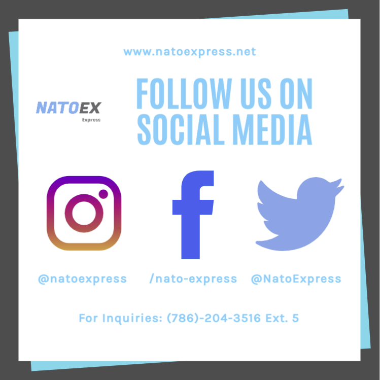 NatoExpress's tweet photo. Make sure to follow us on our social media platforms for all of your logistics needs &amp; more! #logistics #ecommerce #crossdocking #trucking #deliveryservice https://t.co/i2oV3DBy6r