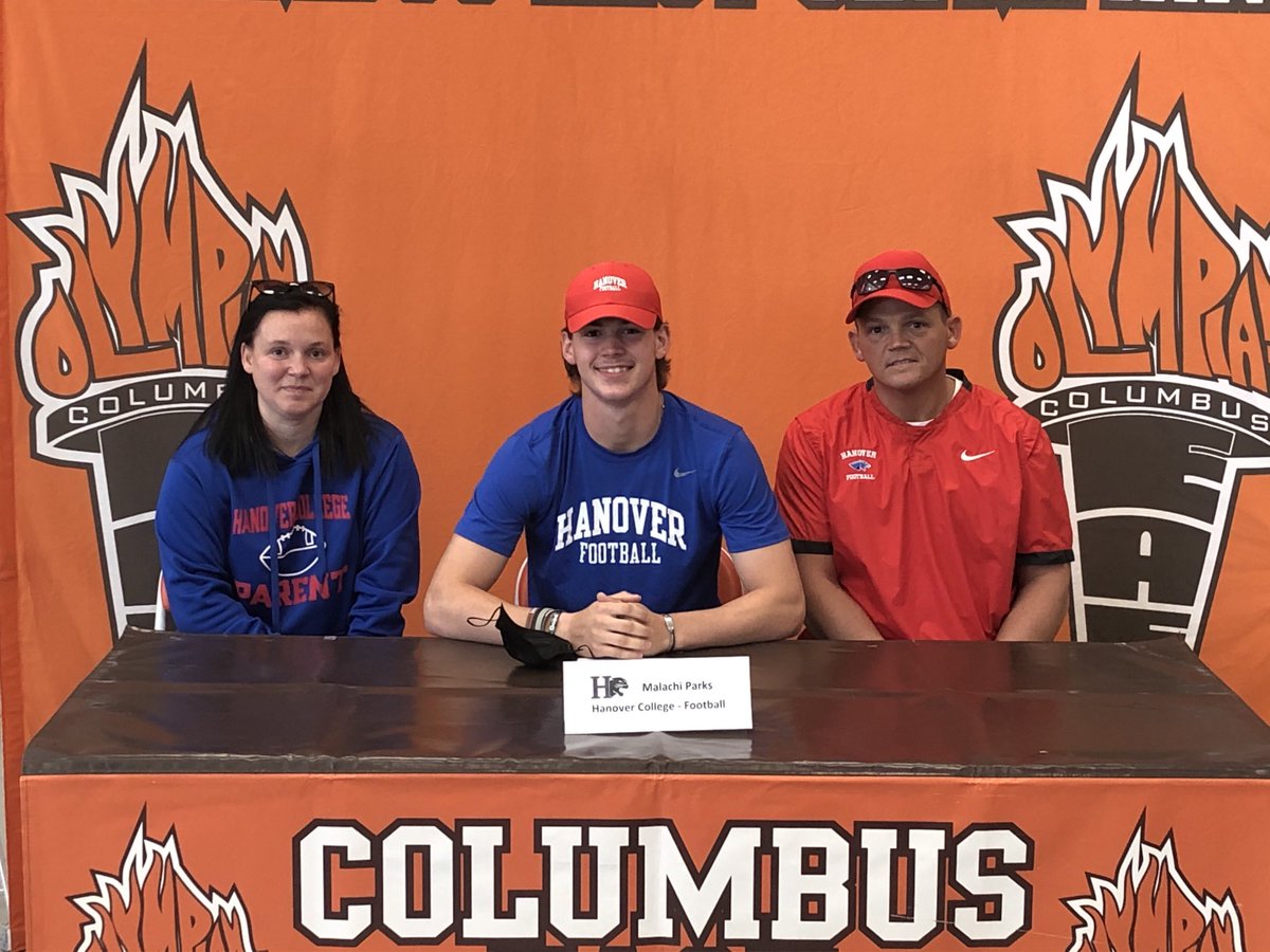 Good luck Malachi Parks, moving on academically and athletically to Hanover College to first get an education while playing football.  ⁦<a href="/EastOlympiansFB/">ColumbusEastFootball</a>⁩ ⁦<a href="/bcscschools/">BCSC</a>⁩