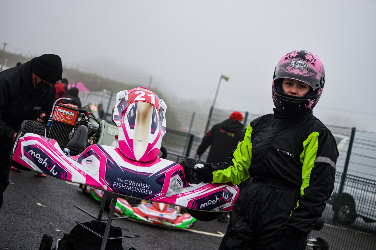 AmeliaKarting's tweet photo. The feeling of coming back from incidents in the heats to qualify 14th in the B final then driving to 4th, qualifying me 32nd for the A final, making up another 15 places to finish 17th👊🏼
Lots of experience gained and some exciting opportunities to come 
#NeverGiveUp #shiftupnow https://t.co/mpoQSPkqBy