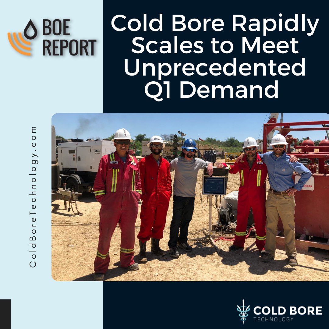 ColdBoreTech's tweet image. Cold Bore &amp;amp; SmartPAD™ are doing some absolutely extraordinary things for Completions. 2020 was very tough for oil and gas and the fact that we didn’t just survive but actually expanded and grew is a testament to the impact SmartPAD™ has on the industry.
bit.ly/3vL5ceA