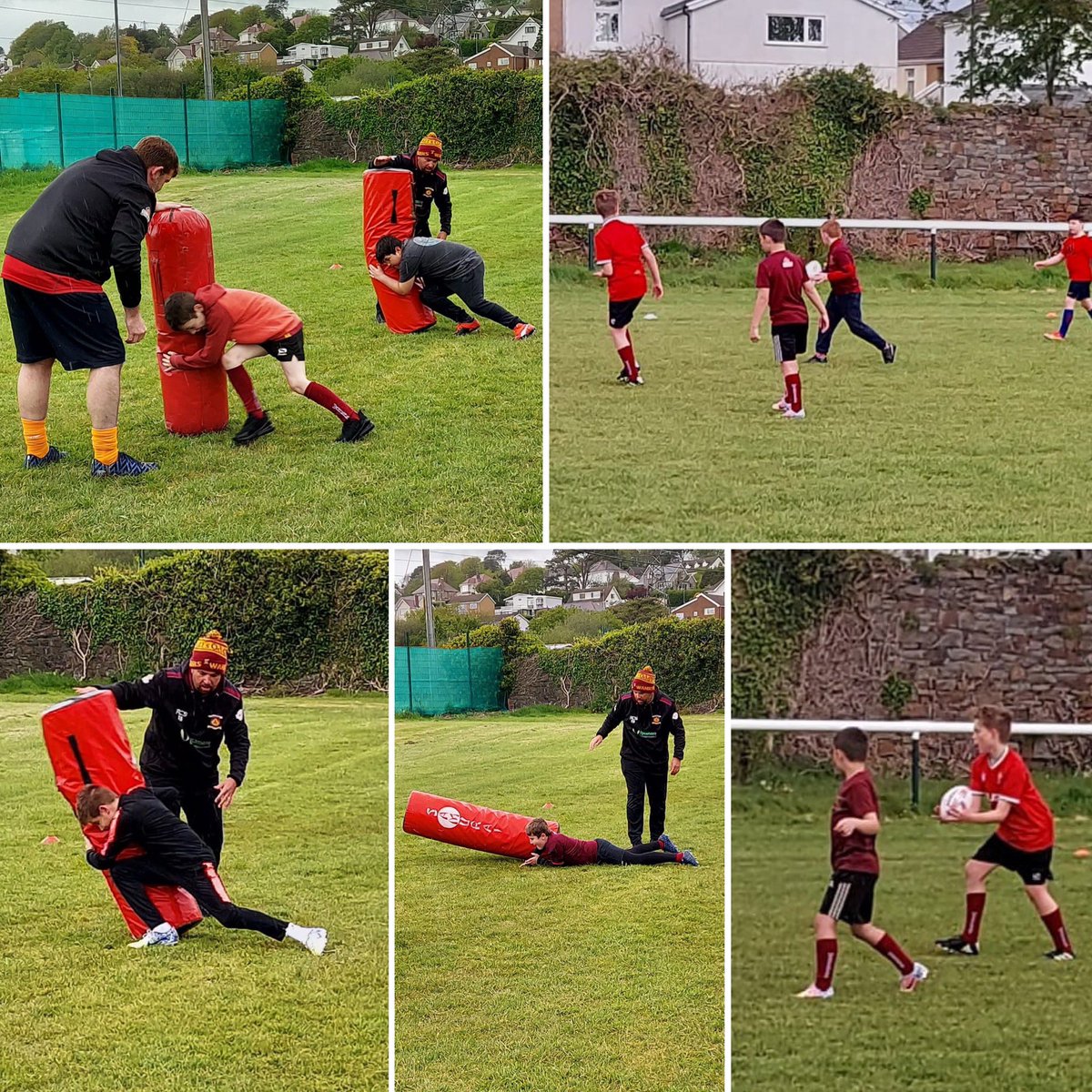 Some awesome rugby played this evening with the under 10s. Well done boys and girls, exciting times ahead. Keep it up 💪🏼💪🏼 #uppawands #llanelliwanderersminiandjuniors #dedication #strongteam #llanelliwanderersu10s #contactrugby #thefuturelooksbright