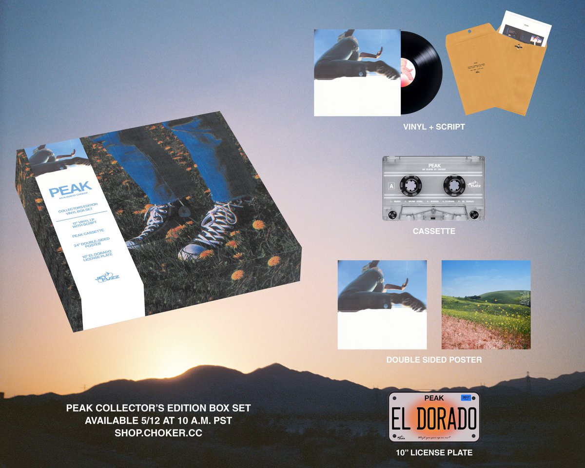 PEAK COLLECTOR’S EDITION VINYL BOX SET AVAILABLE TOMORROW 10 AM PST @ SHOP.CHOKER.CC