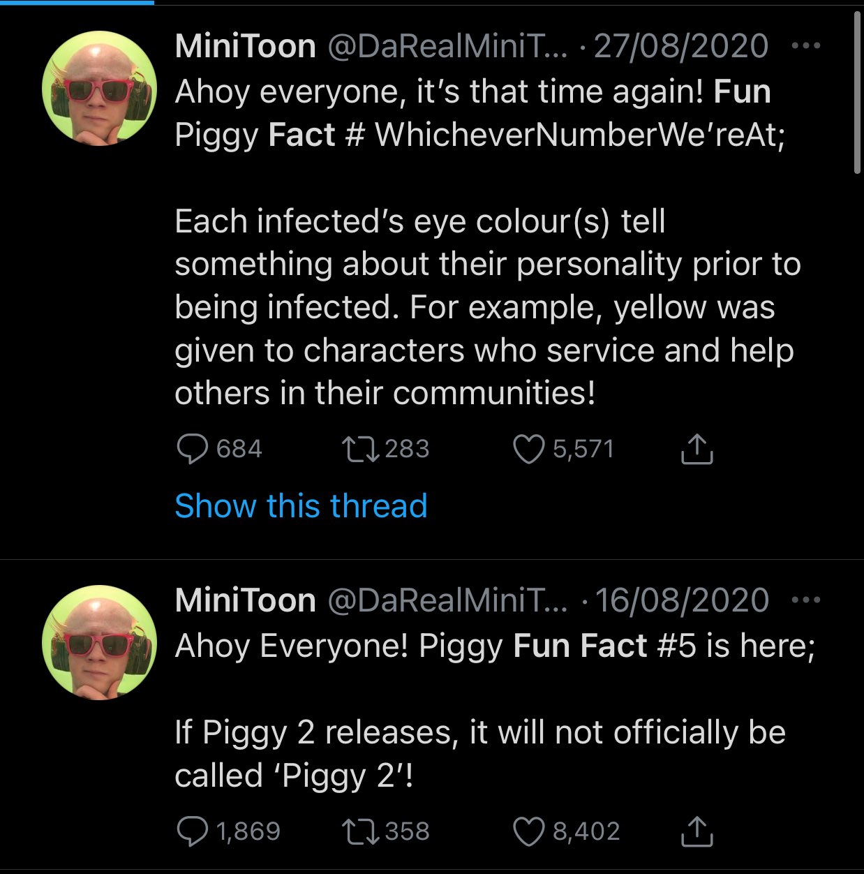 Piggy Discussions on X: ❓ FUN FACT The character that is assumed