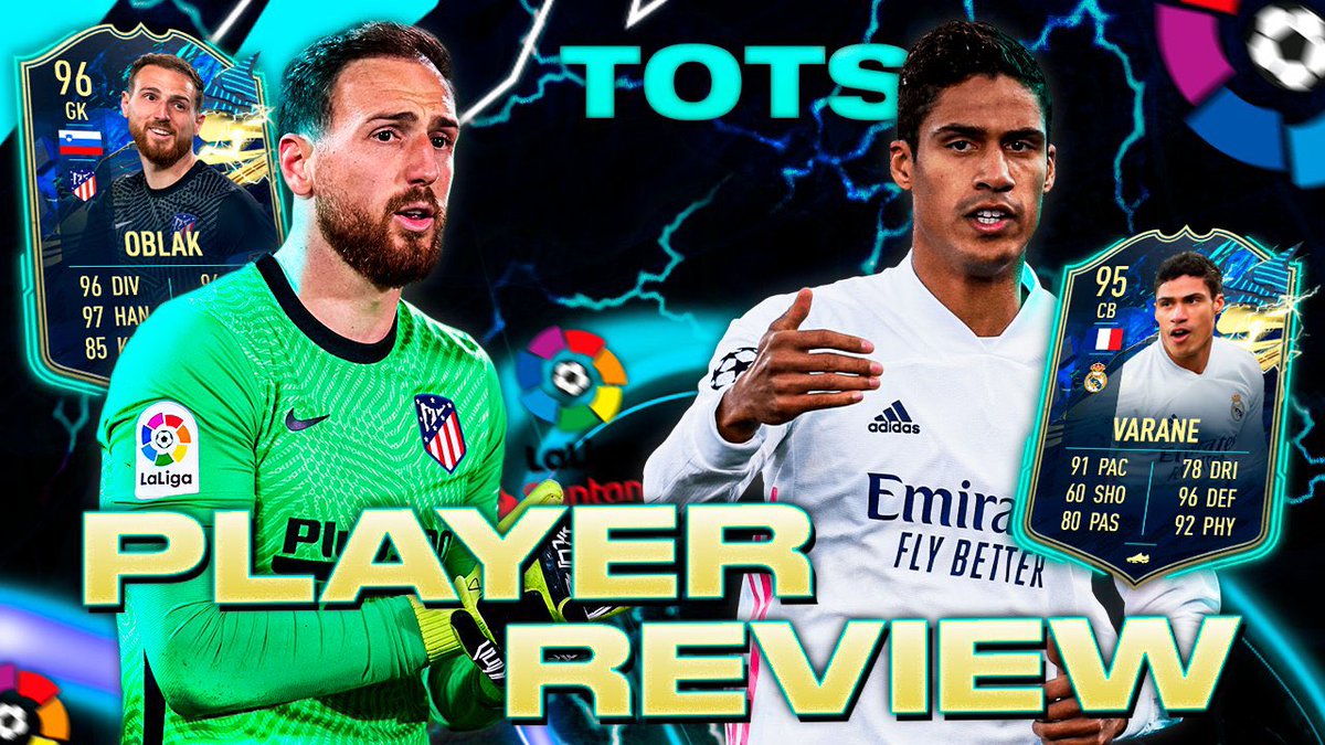 yagososaok's tweet photo. ¡DOBLE REVIEW DE LALIGA! 

VARANE 🇫🇷 y OBLAK 🇸🇮 

¿Cómo rinden IN GAME? 🤔

En colaboración con @JuniorSintress 

Mini hecha por: @__RooAL__ https://t.co/Gmdhzojc3T