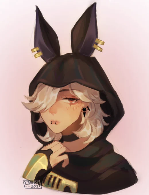 cyno w/ piercings 
