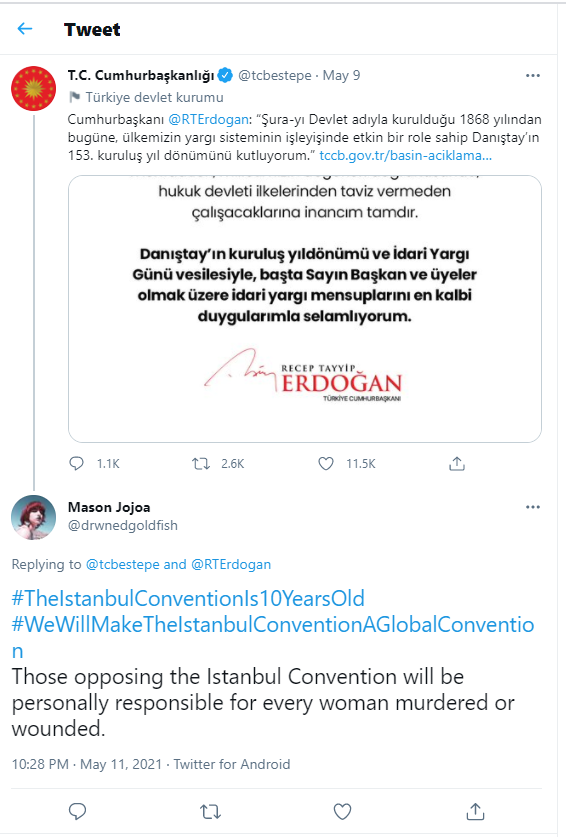 esik_platform's tweet photo. #İstanbulSözleşmesi10Yaşında
#IstanbulConventionIs10YearsOld 

#İstanbulSözleşmesiniDünyaSözleşmesiYapacağız 
#WeWillMakeTheIstanbulConventionAGlobalConvention https://t.co/rXsrjLaKOF
