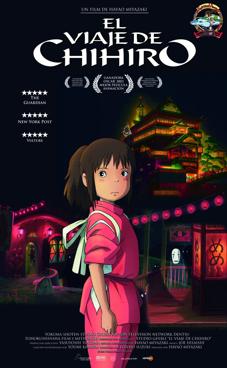 gen_ghibli's tweet photo. 🚨 Póster oficial para el reestreno de 'El viaje de Chihiro' en cines españoles el próximo 21 de mayo por su 20.º aniversario 🎞️ https://t.co/m4PC0UoKGk